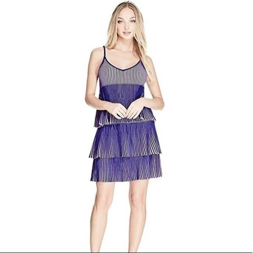 New Women’s GUESS Annette Pleated Dress sz XS